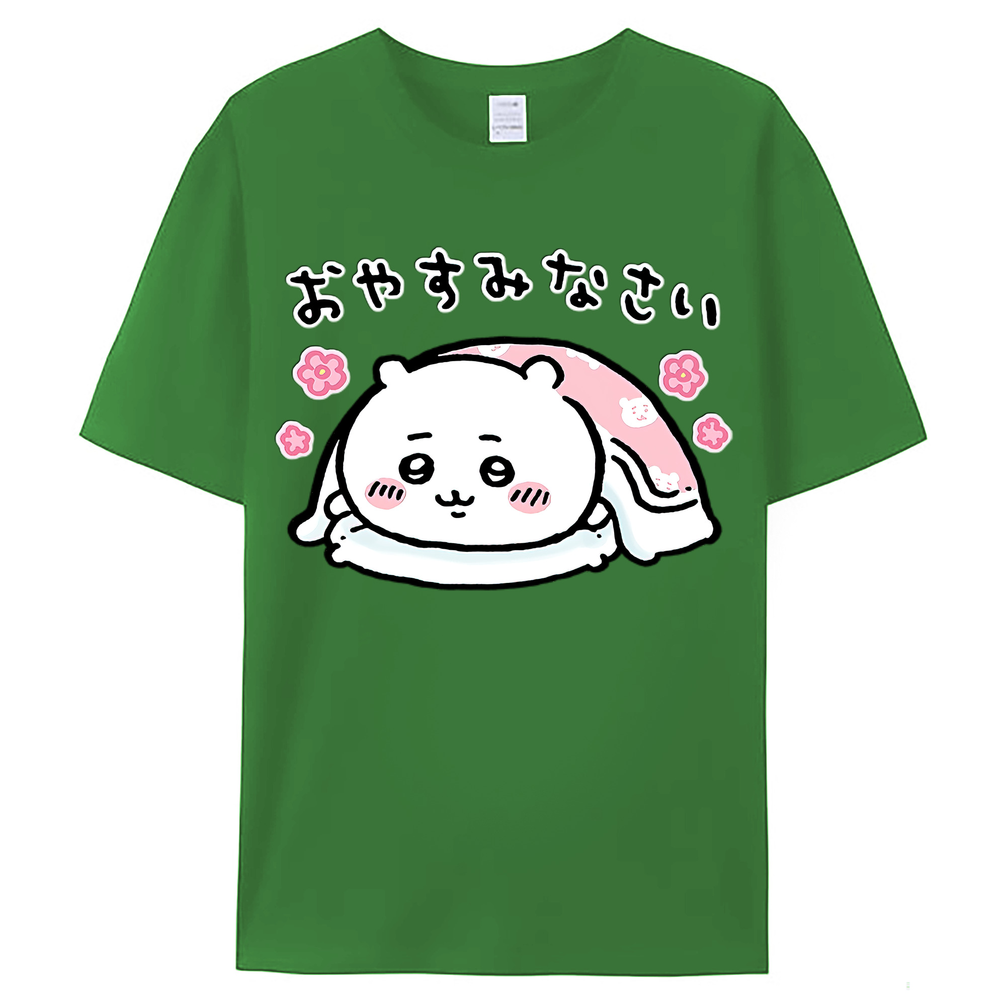 （画像用） ちいかわ ちいかわ Chii-kawa chiikawa レディースカジュアルプリントTシャツ（綿100％）